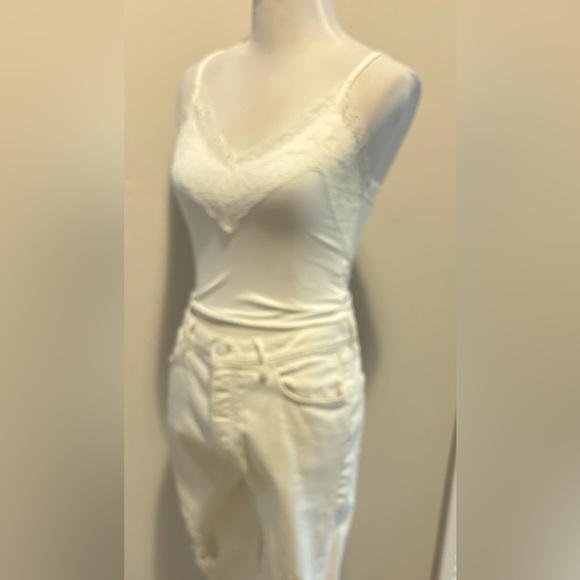 Zara Women's Top Beige Scoop Neck Adjustable Straps XS - Picture 3 of 5